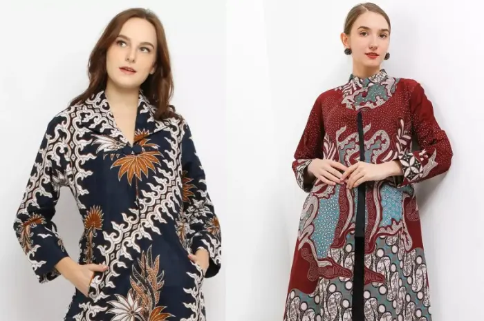 Model Tunik Batik dengan Desain Kekinian
